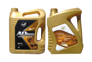 -API SJ/cf-4  ͙C  ASOLINE ENGINE OIL   NET:4L